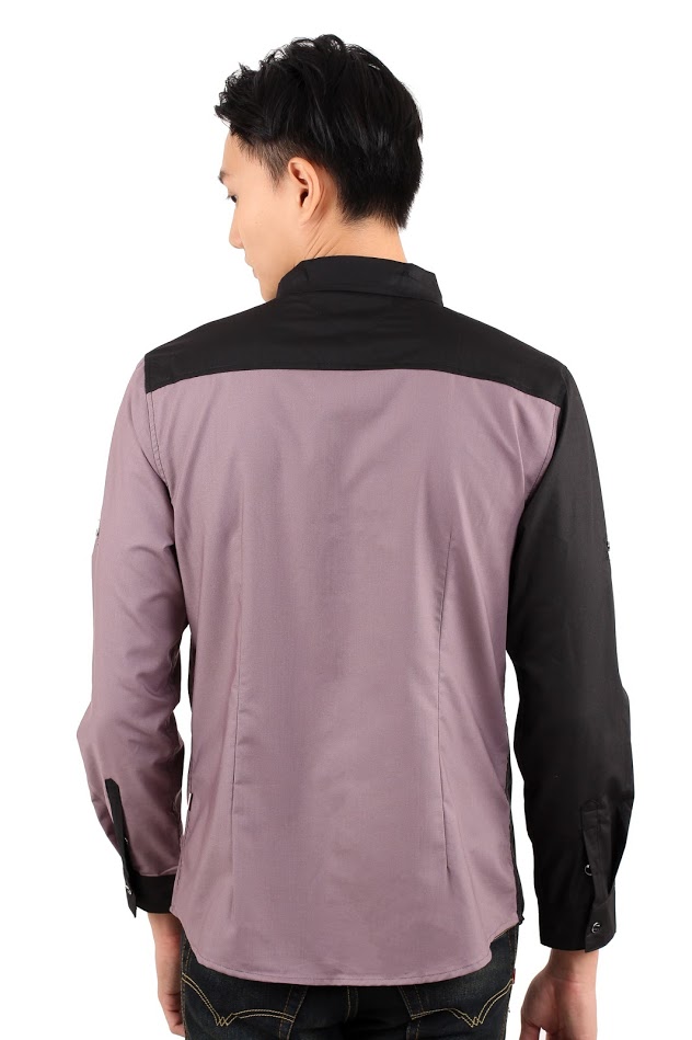 QA-323 Men Casual Shirt Brown