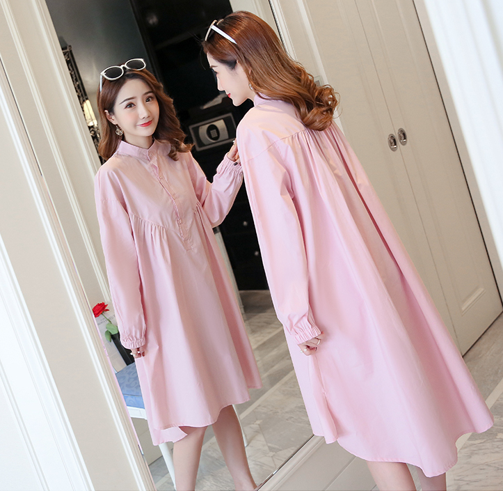 VW12237 Pretty Maternity Dress Pink