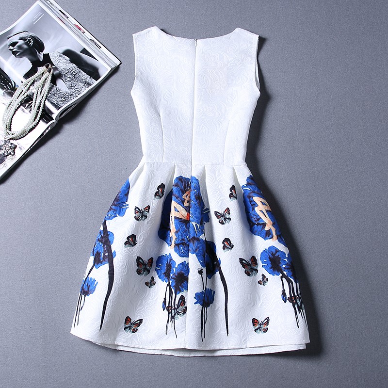 WD21050 Pretty Dress Blue