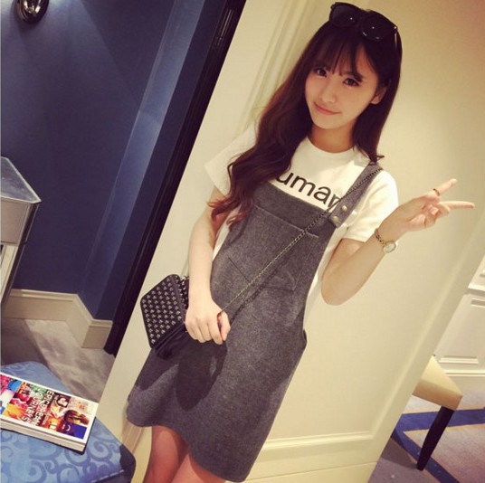 WD21063 Stylish Dress Grey