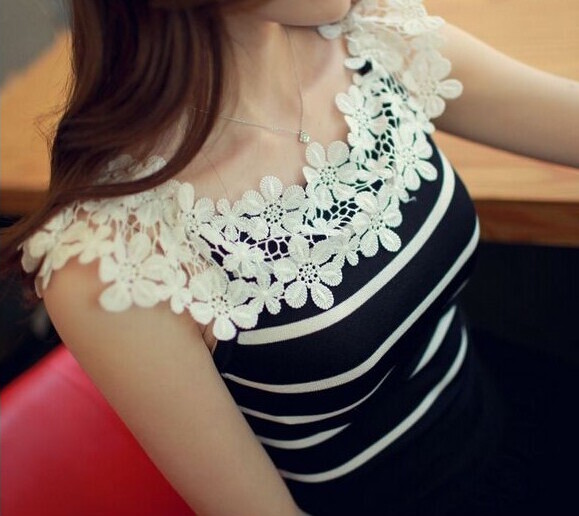 WT21078 Korea Fashion Top Black