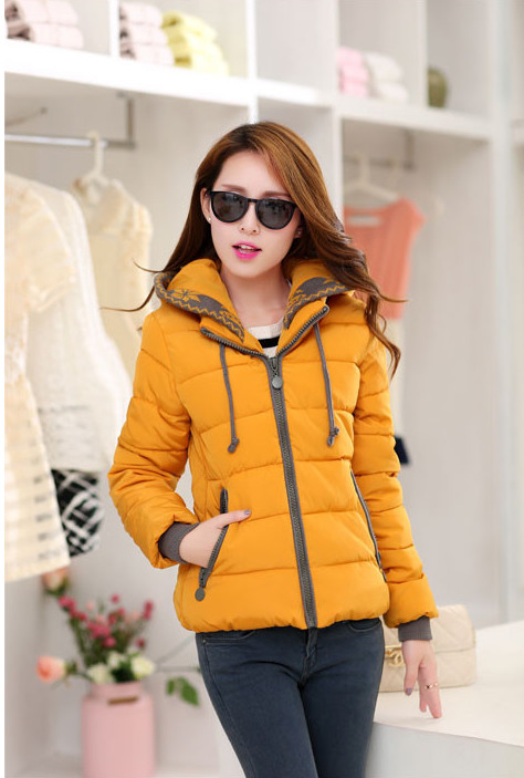 WJ21100 Fashion Winter Coat Yellow