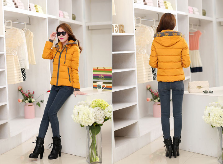 WJ21100 Fashion Winter Coat Yellow