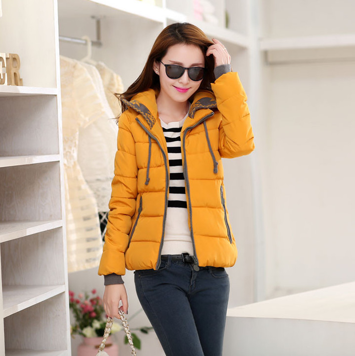 WJ21100 Fashion Winter Coat Yellow