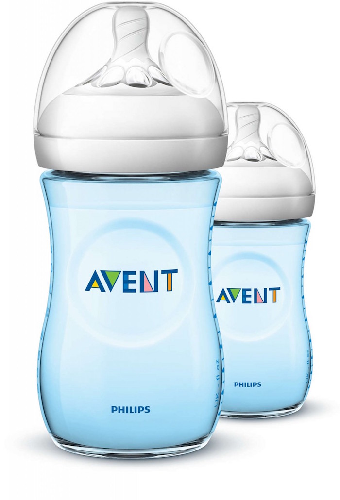BO6005 Phillip Avent Natural Bottle (9oz / 260ml) Twin Pack Blue