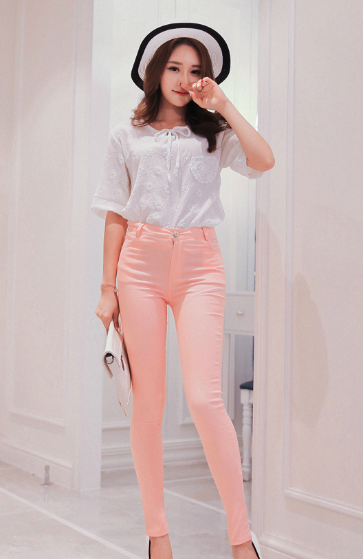 KF520 Stylish Women Pants Pink