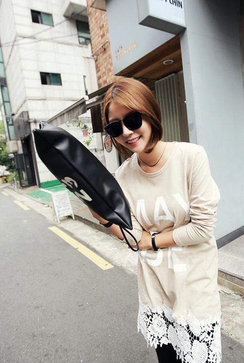 KF535 Long Sleeved Top Cream