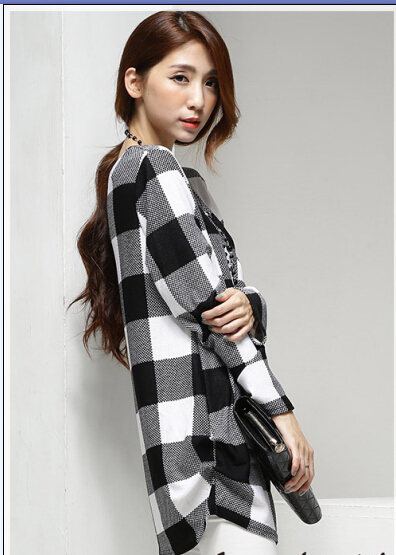 KF539 Fashionable Long Sleeved Top Black