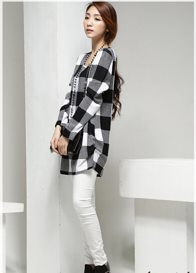 KF539 Fashionable Long Sleeved Top Black