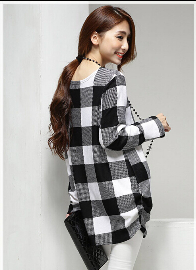 KF539 Fashionable Long Sleeved Top Black