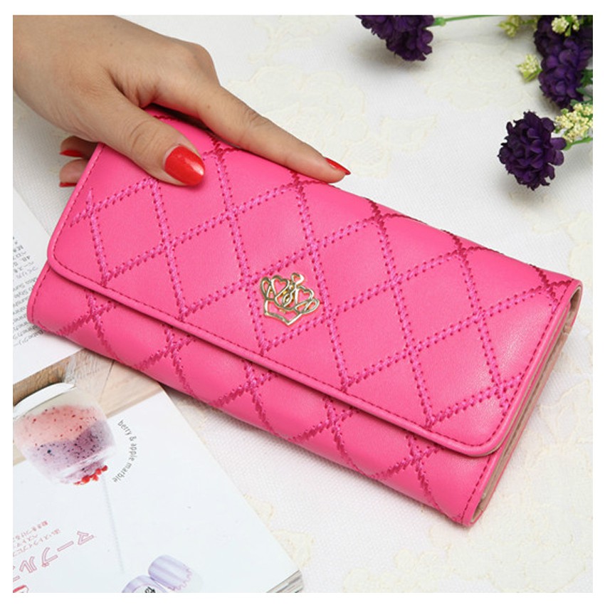 KW80254 Premium Women Purse Hot Pink