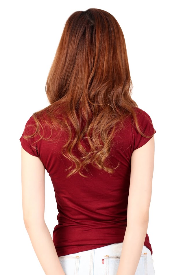 QA-338 Casual Printed Shirt Maroon