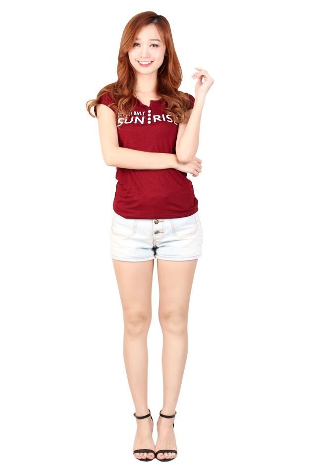 QA-338 Casual Printed Shirt Maroon