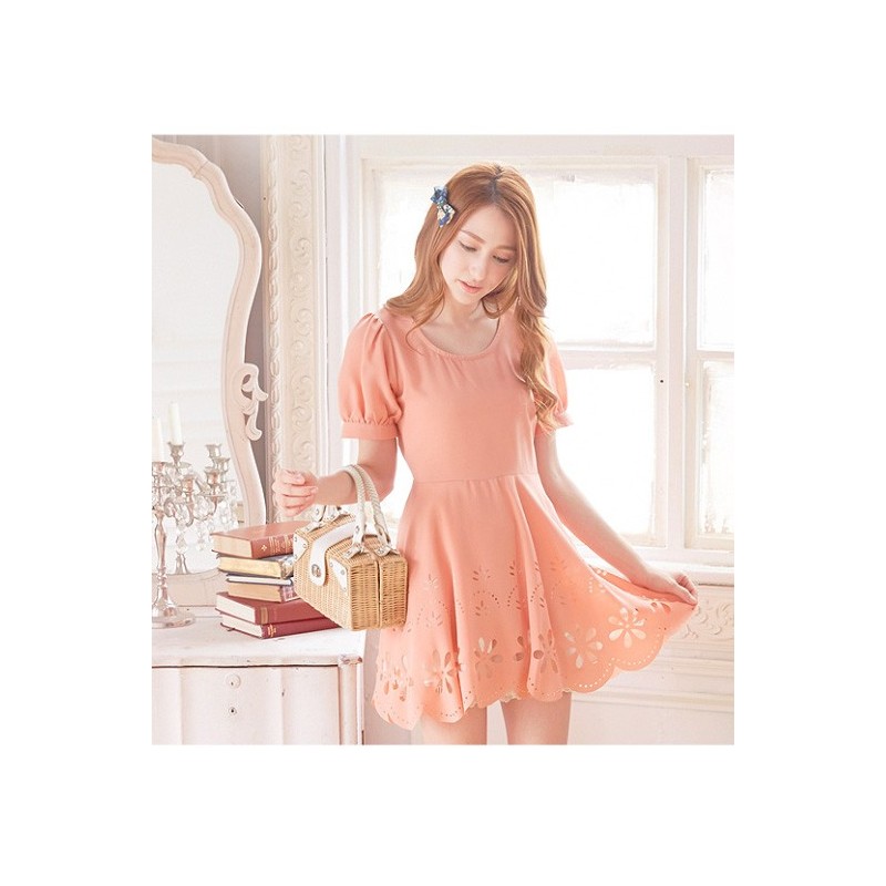 WD21146 Lovely Dress Orange