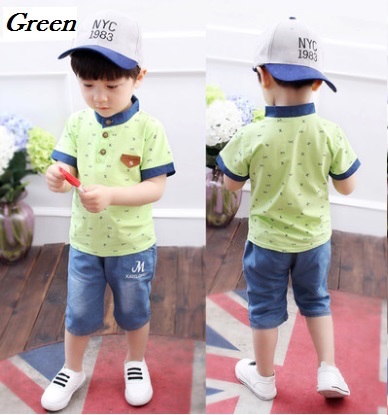 SWK91009 Fashion Kid Top and Pant Set Green