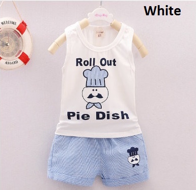 SWK91015 Kids Top and Pant Set White