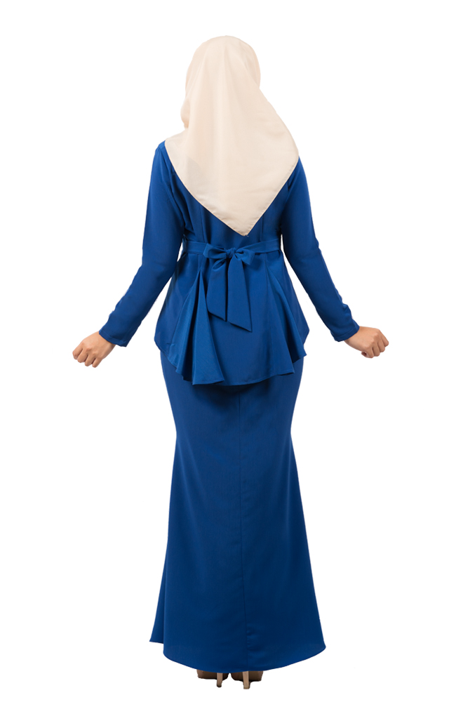 JW5025 Kebaya Set Royal Blue