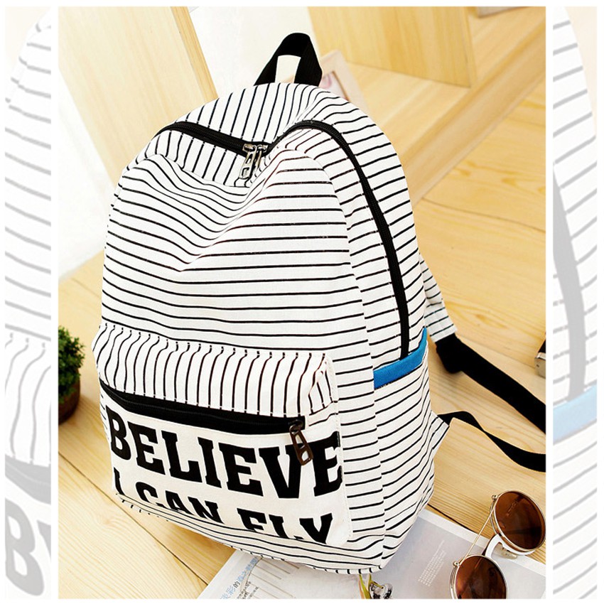 KW80265 Casual Ladies Backpack White