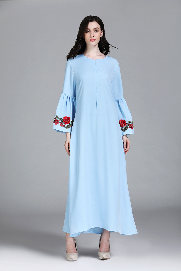 VW12238 Fashion Jubah Light Blue
