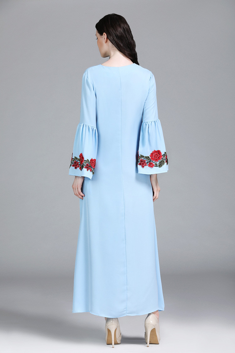 VW12238 Fashion Jubah Light Blue