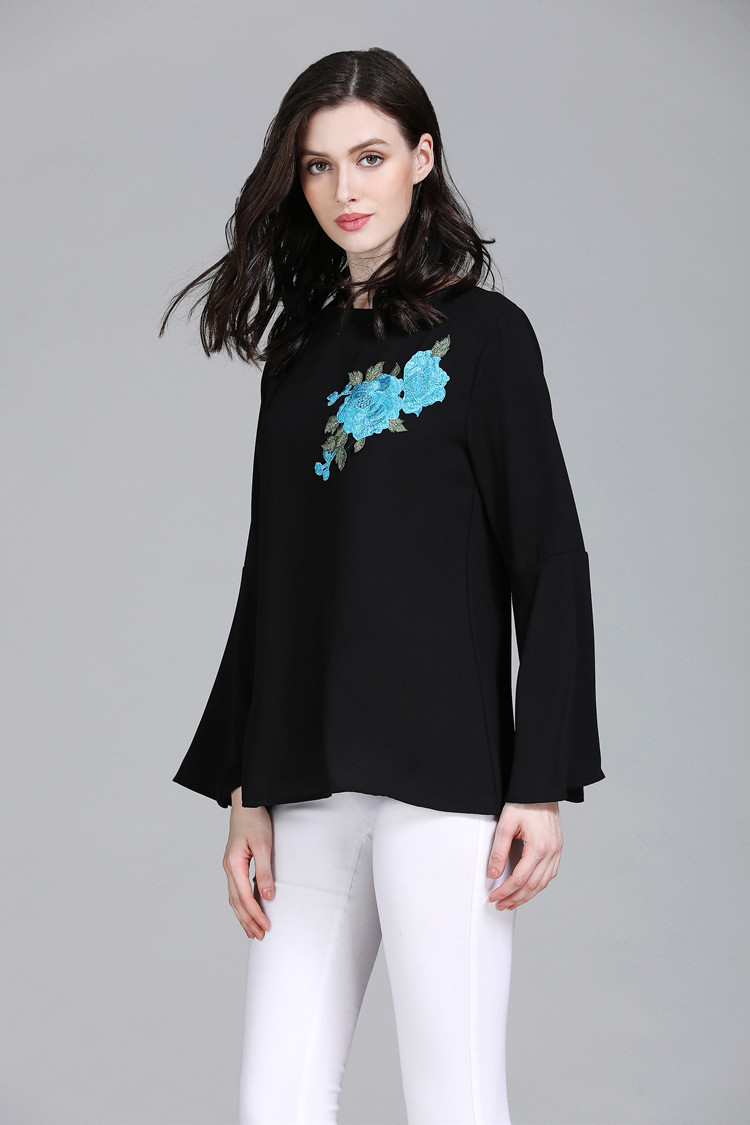 VW12242 Muslimah Top Black