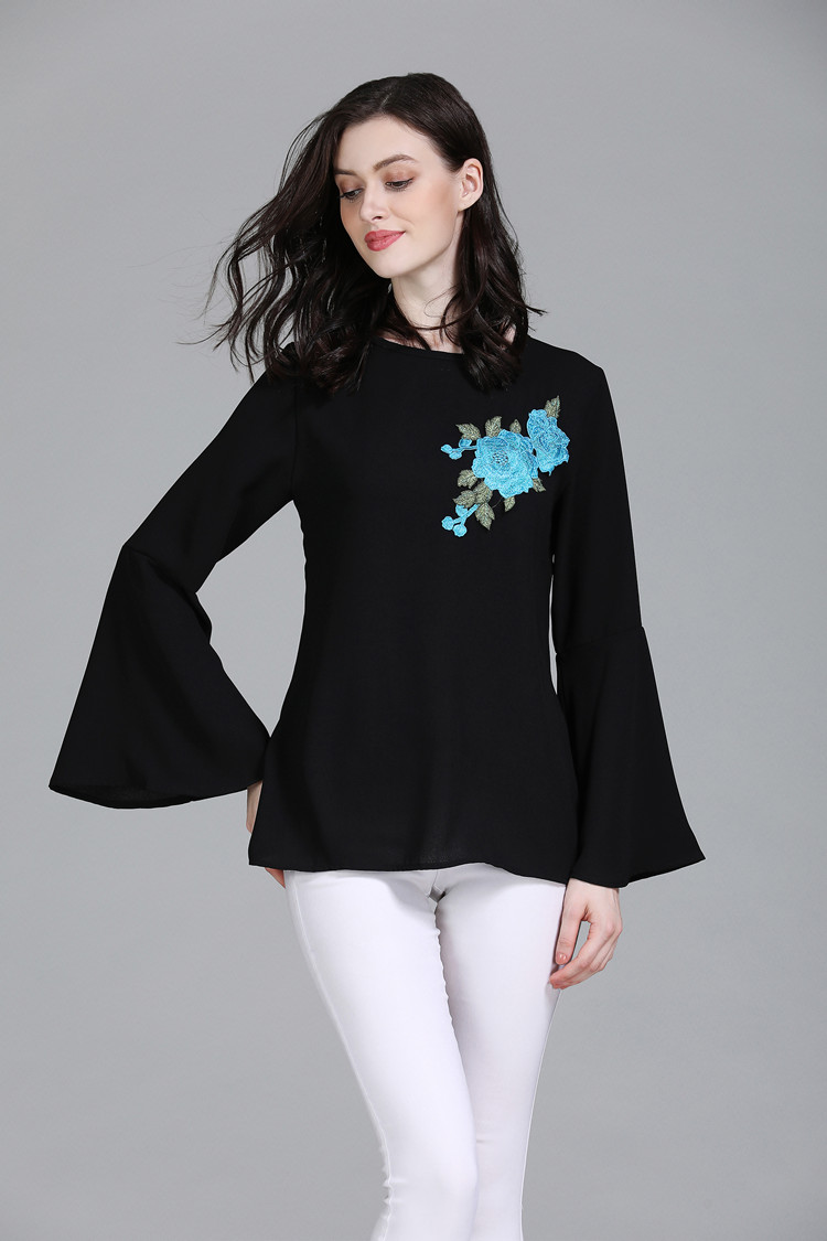 VW12242 Muslimah Top Black