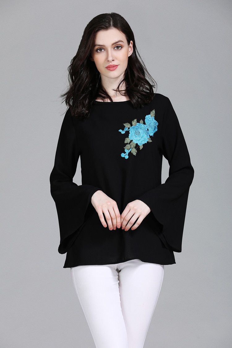 VW12242 Muslimah Top Black