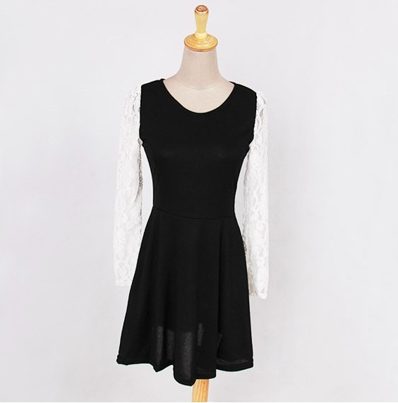 WD21220 Pretty Dress Black