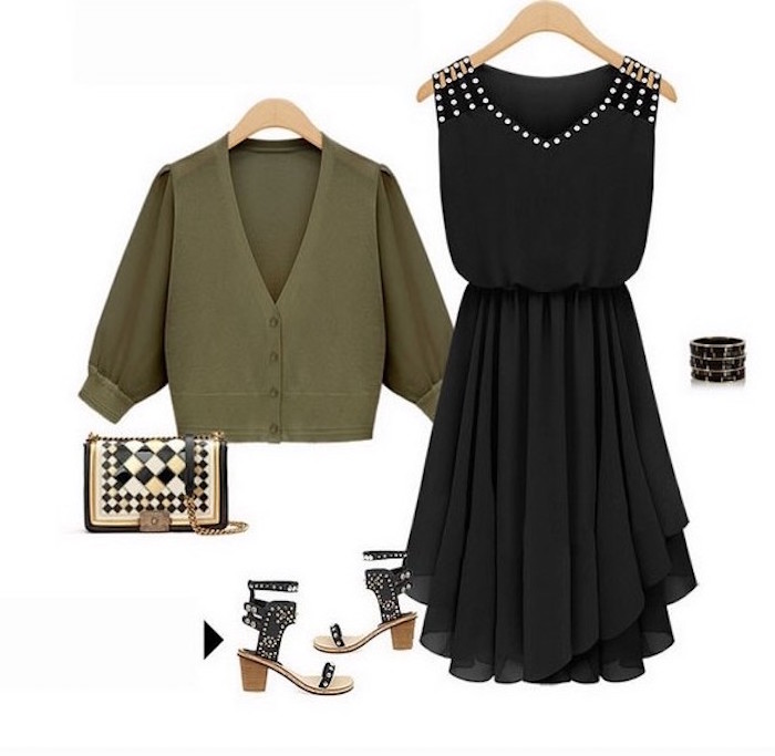 WD21228 Europe Fashion Dress Black