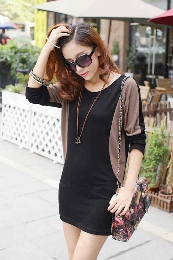 WD21347 Stylish Dress Black