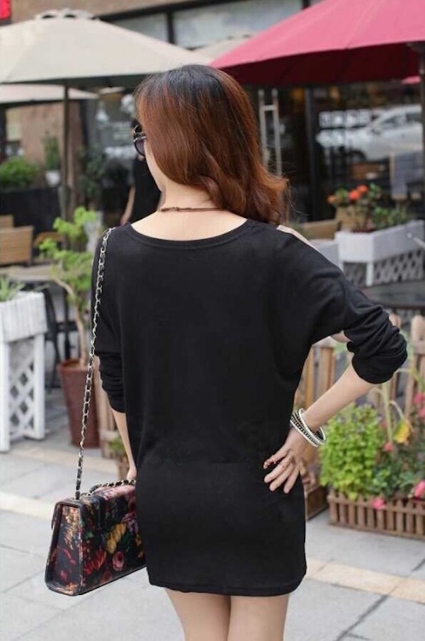 WD21347 Stylish Dress Black