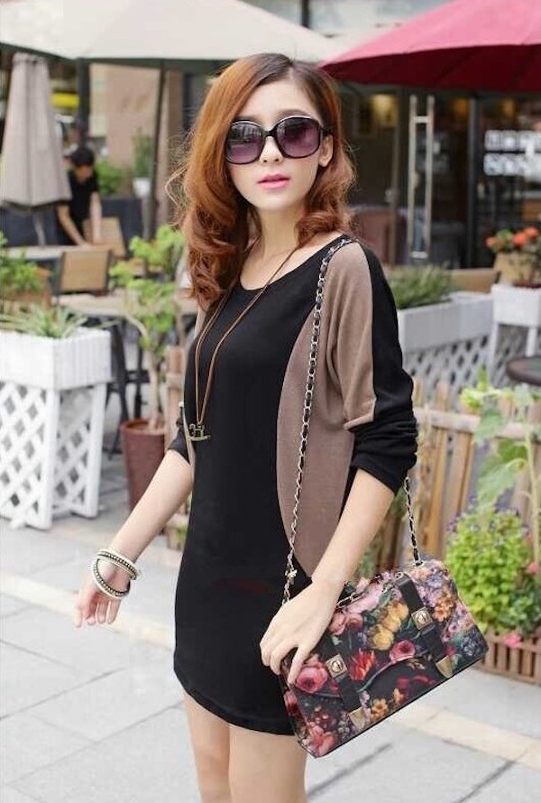 WD21347 Stylish Dress Black