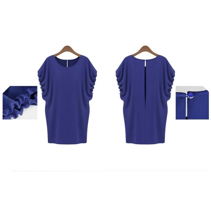 WD21360 Europe Fashion Dress Blue