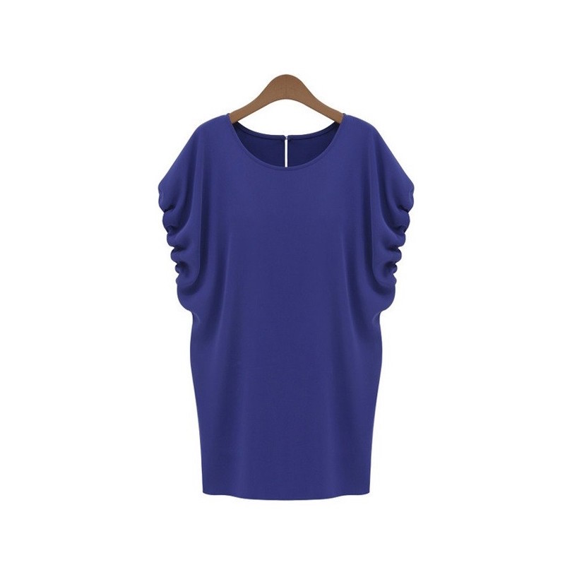 WD21360 Europe Fashion Dress Blue