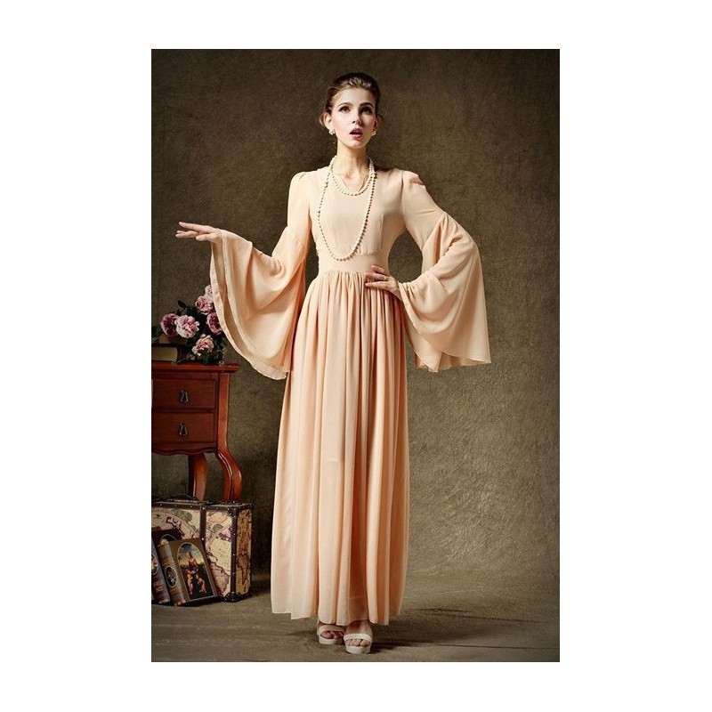 WD21368 Charming Dress Brown