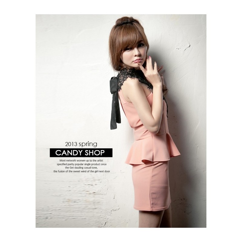 WD21369 Pretty Dress Pink