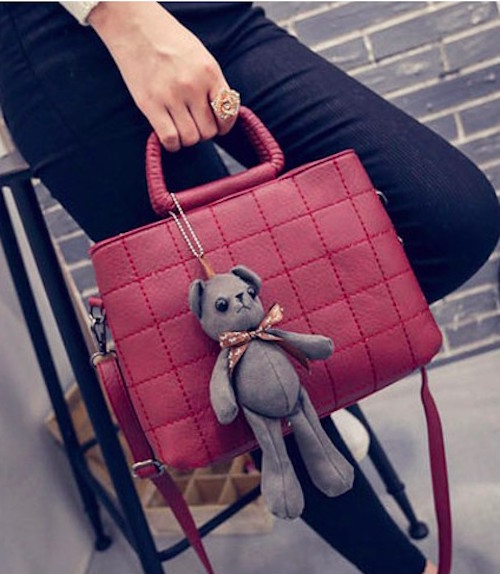 WB21390 Stylish Handbag Red
