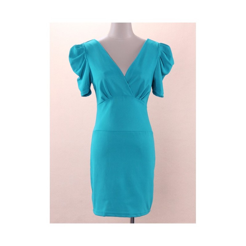 WD21419 Charming Dress Blue