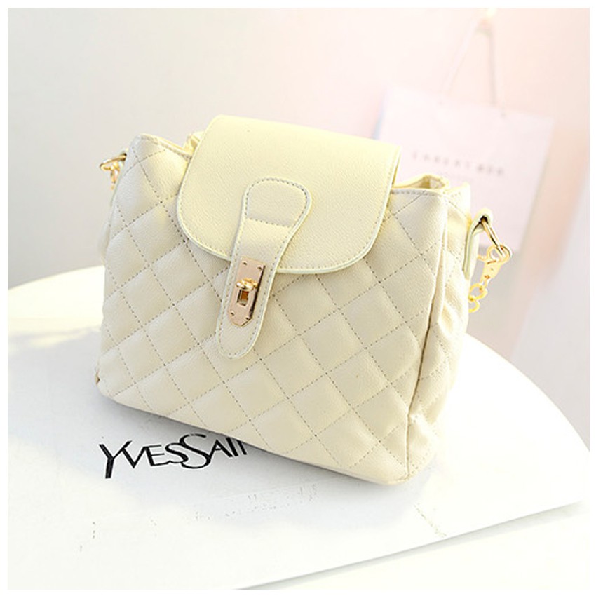 KW80276 Women Casual Sling Bag White