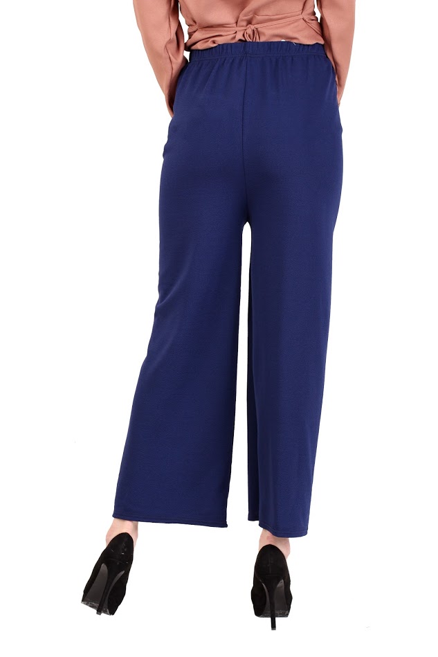 QA-393 Women Stylish Palazzo Blue