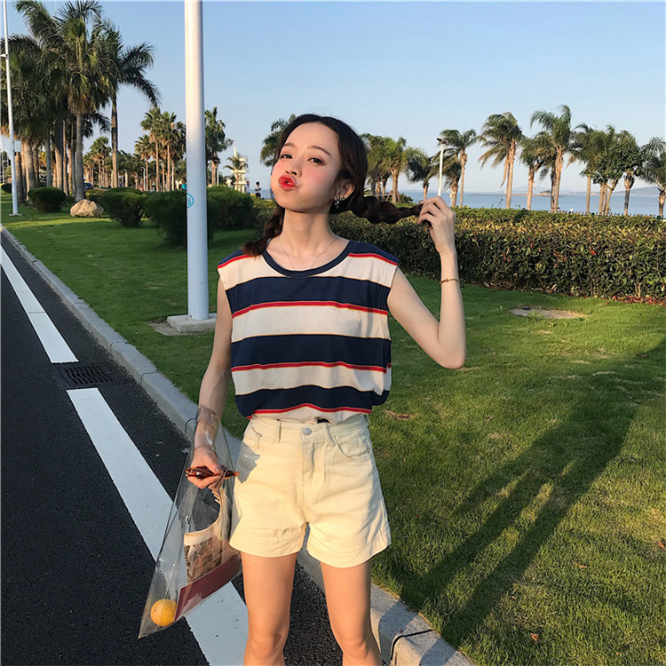 VW12257 Trendy Top Blue