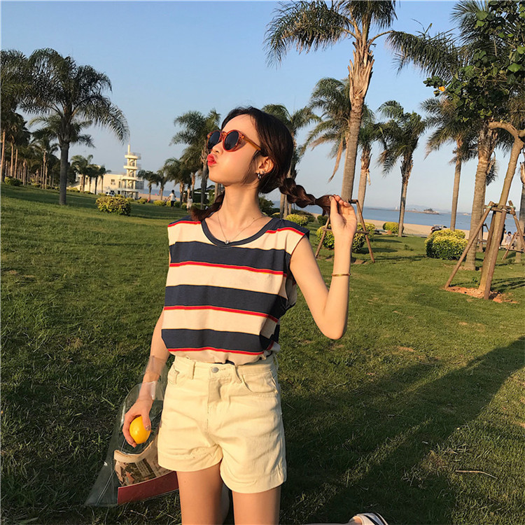 VW12257 Trendy Top Blue