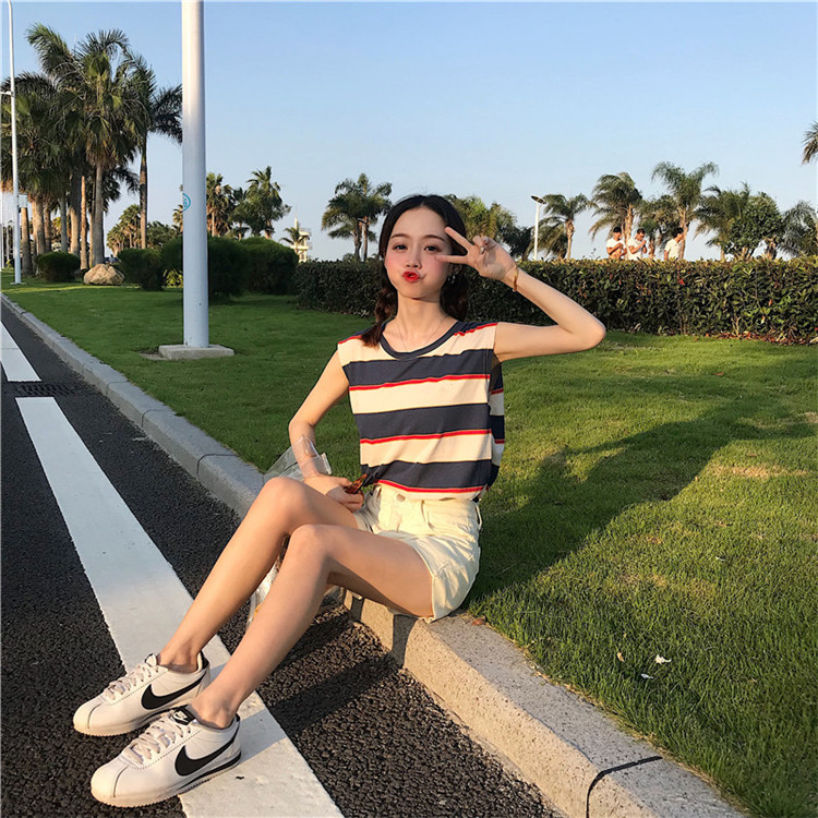 VW12257 Trendy Top Blue