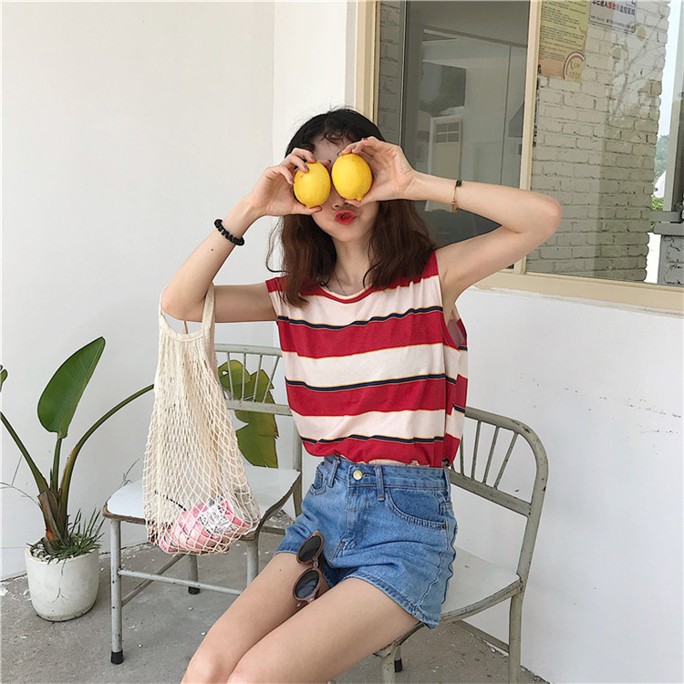 VW12257 Trendy Top Red