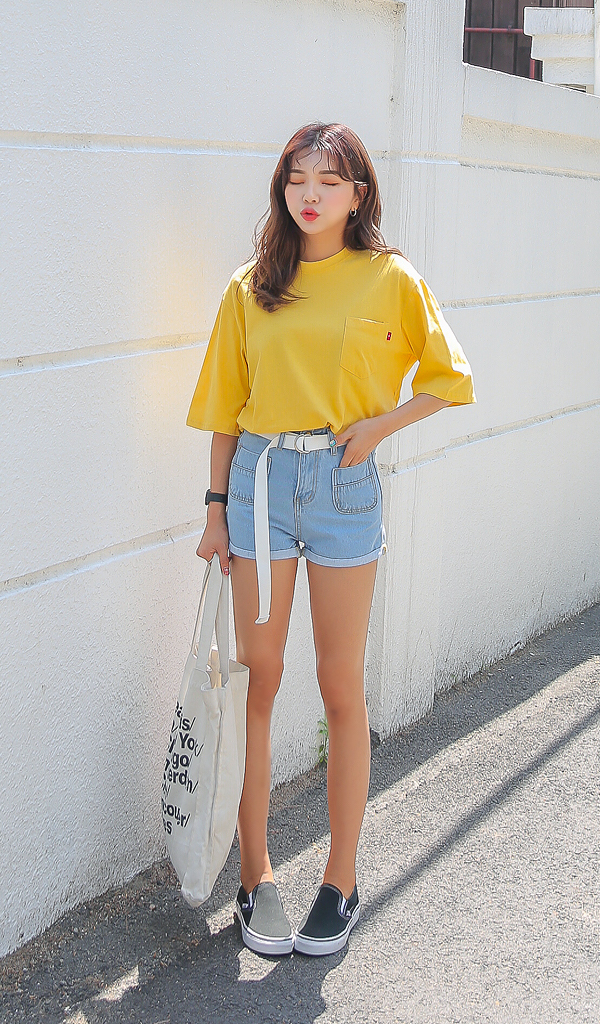 KB10068 Stylish Top Yellow