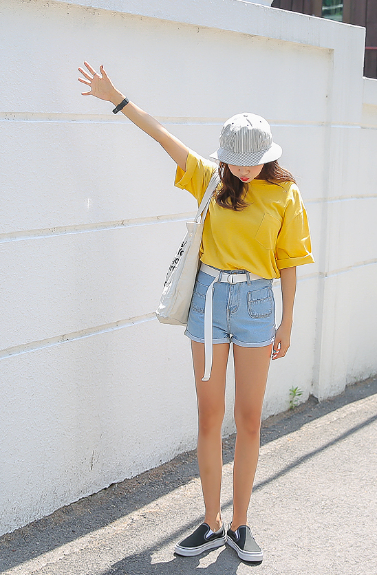 KB10068 Stylish Top Yellow