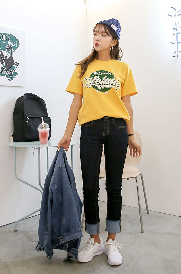 KB10085 Charming Top Yellow