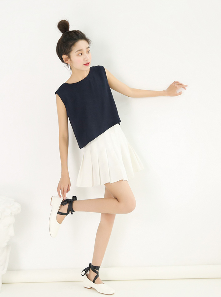 VW12253 Stylish Top Dark Blue