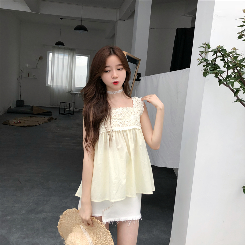 VW12256 Sweet Summer Top Yellow