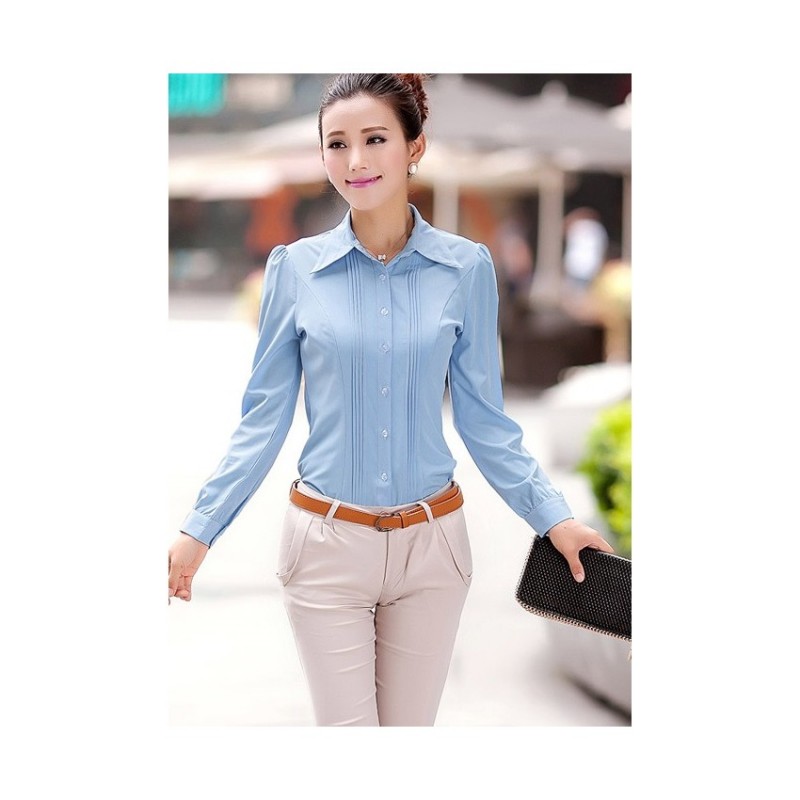 WT21432 Fashion OL Top Blue